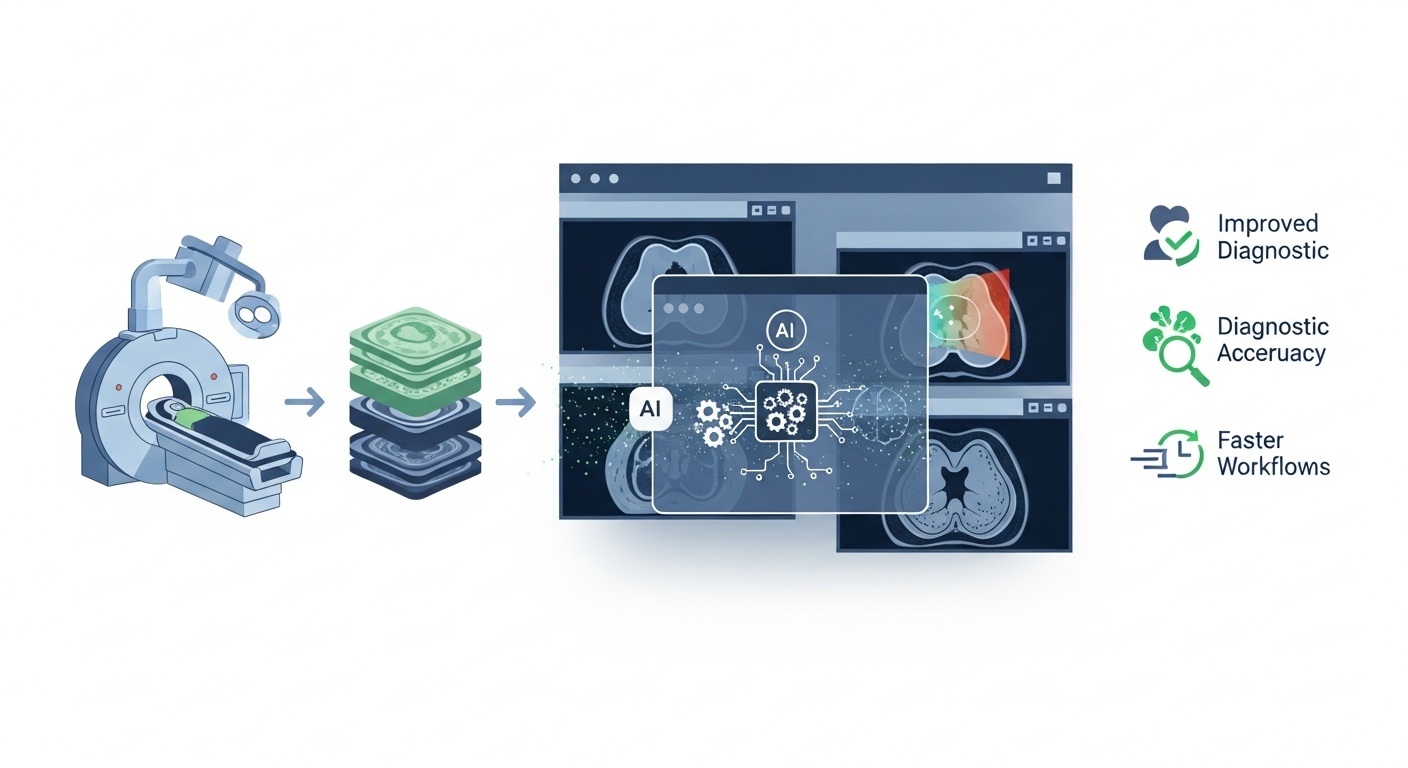 Hoe voorspellende analyses worden geïntegreerd in DICOM Viewers - Gemaakt door PostDICOM
